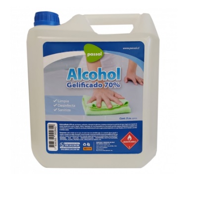 Alcohol gel  5 LT 70gdo hipoalergénico