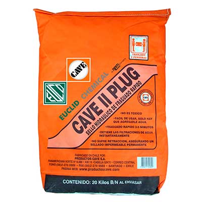 Cave II Plug Saco 20 Kilos Cave II Plug Saco 20 Kilos