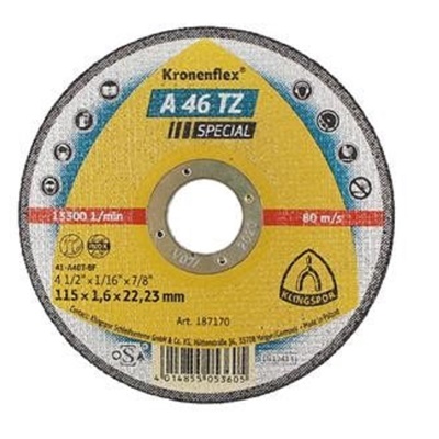 Disco Corte Acero Inoxidable 115x 1.6x 22.23mm A46TZ