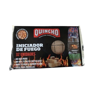 Iniciador de Fuego 32 unidades Cafe