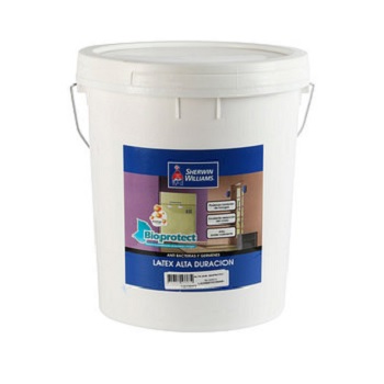 Látex Alta Duracion Bioprotec Tineta 4GL Blanco