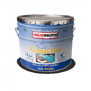 Pintura para Piscina Caucho Clorado 4 GL Azul Piscina Pintura para Piscina Caucho Clorado 4 GL Azul Piscina