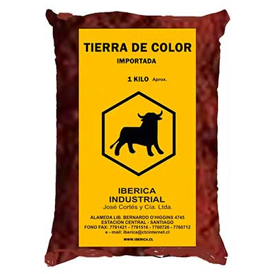 Tierra de Color 1 kg Rojo