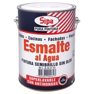 Esmalte agua semibrillo base