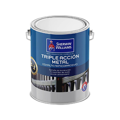 Triple acción metal