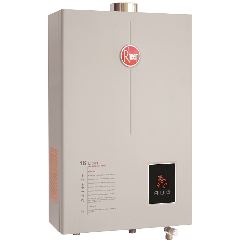 Calefont Gas Natural Tiro Forzado 18Lt Cámara Abierta Incluye Kit Calefont Gas Natural Tiro Forzado 18Lt Cámara Abierta Incluye Kit