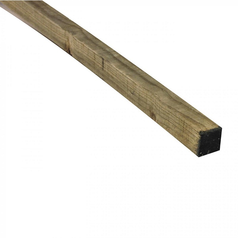 Madera pino dimensionado impregnado