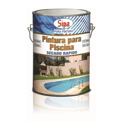 Pintura piscina caucho clorado