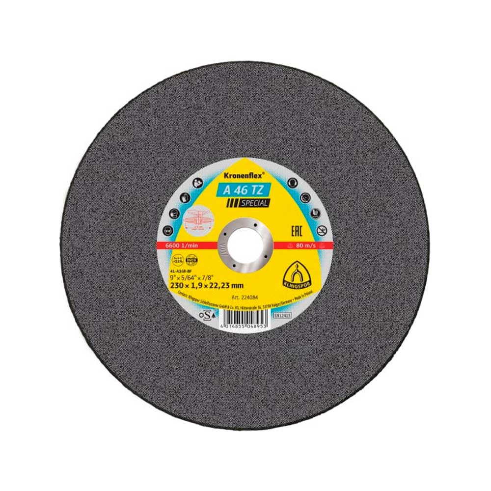 Disco corte acero inoxidable