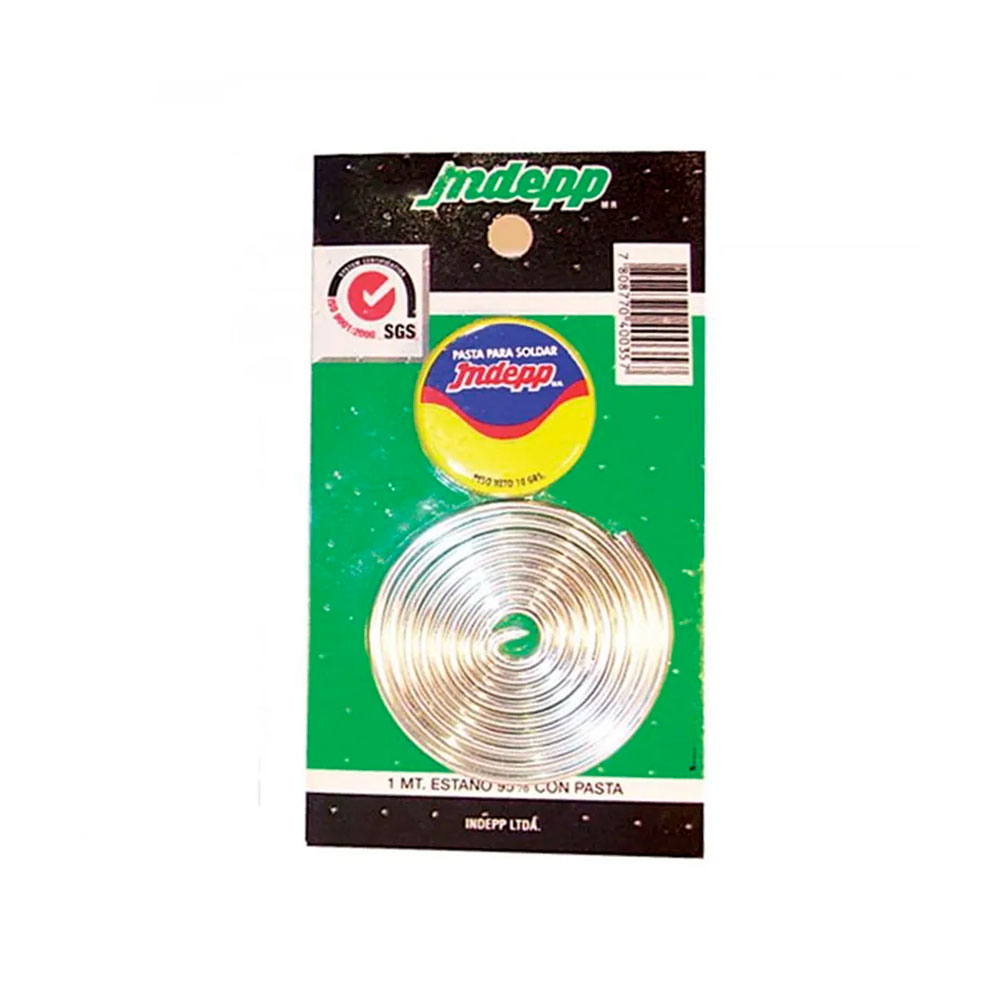 Soldadura a estaño 95% + pasta
