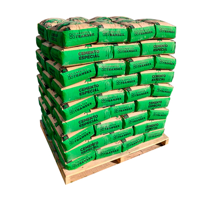 Cemento Eco Saco en pallet 72 unidades