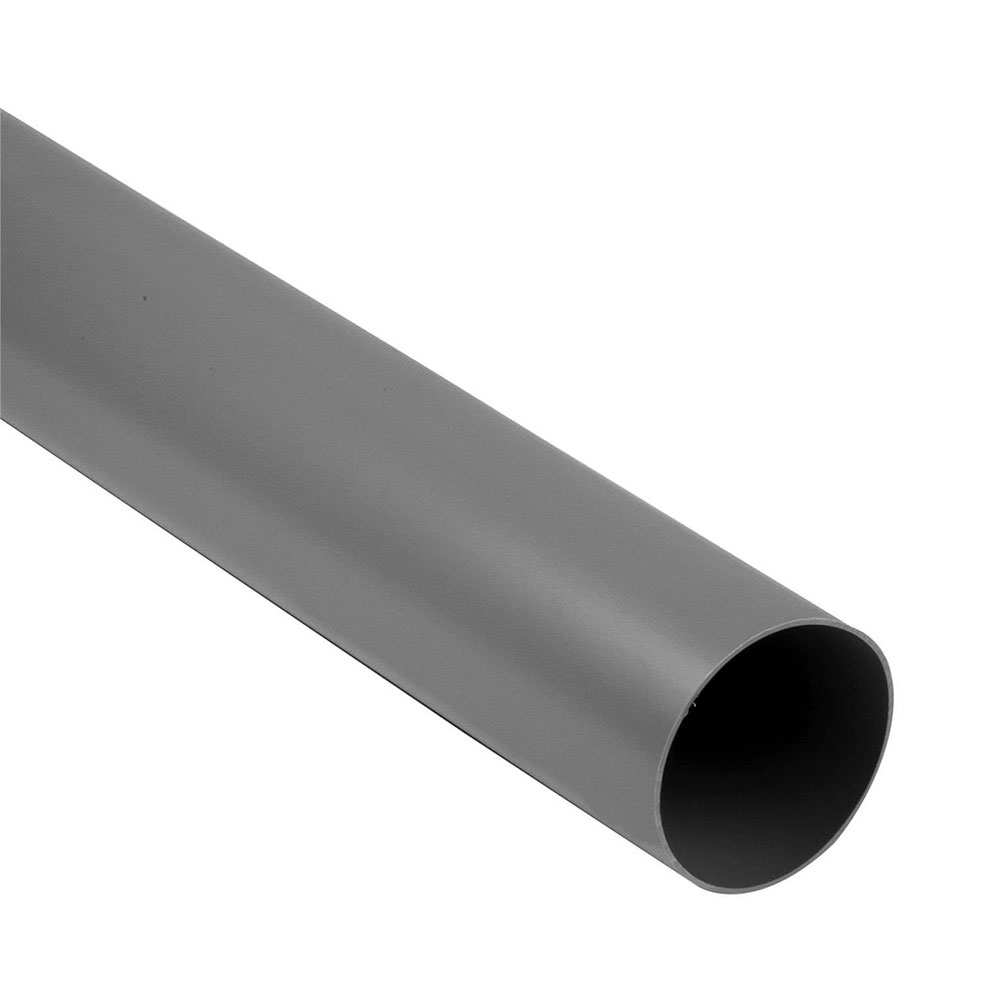 Tubo sanitario gris