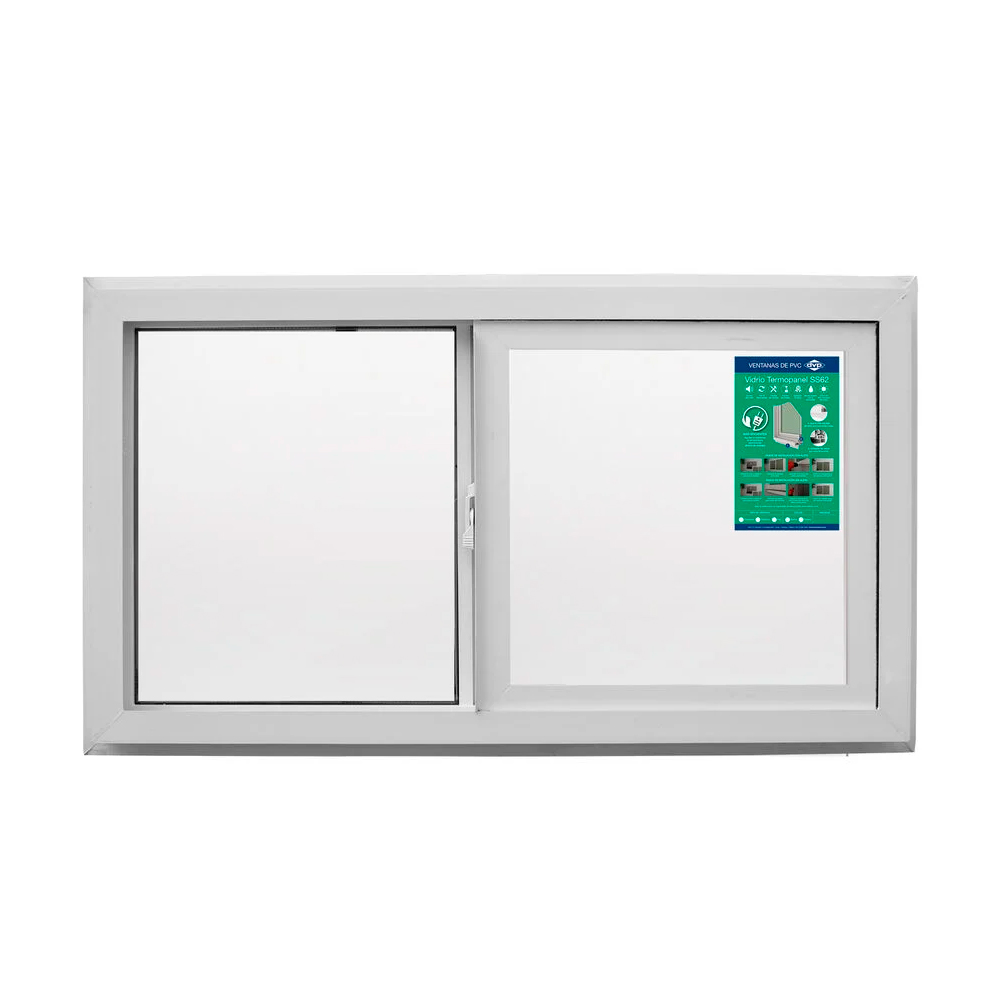 Ventana PVC termopanel corredera